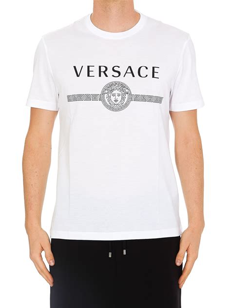 grey versace t shirt|Versace t shirt medusa.